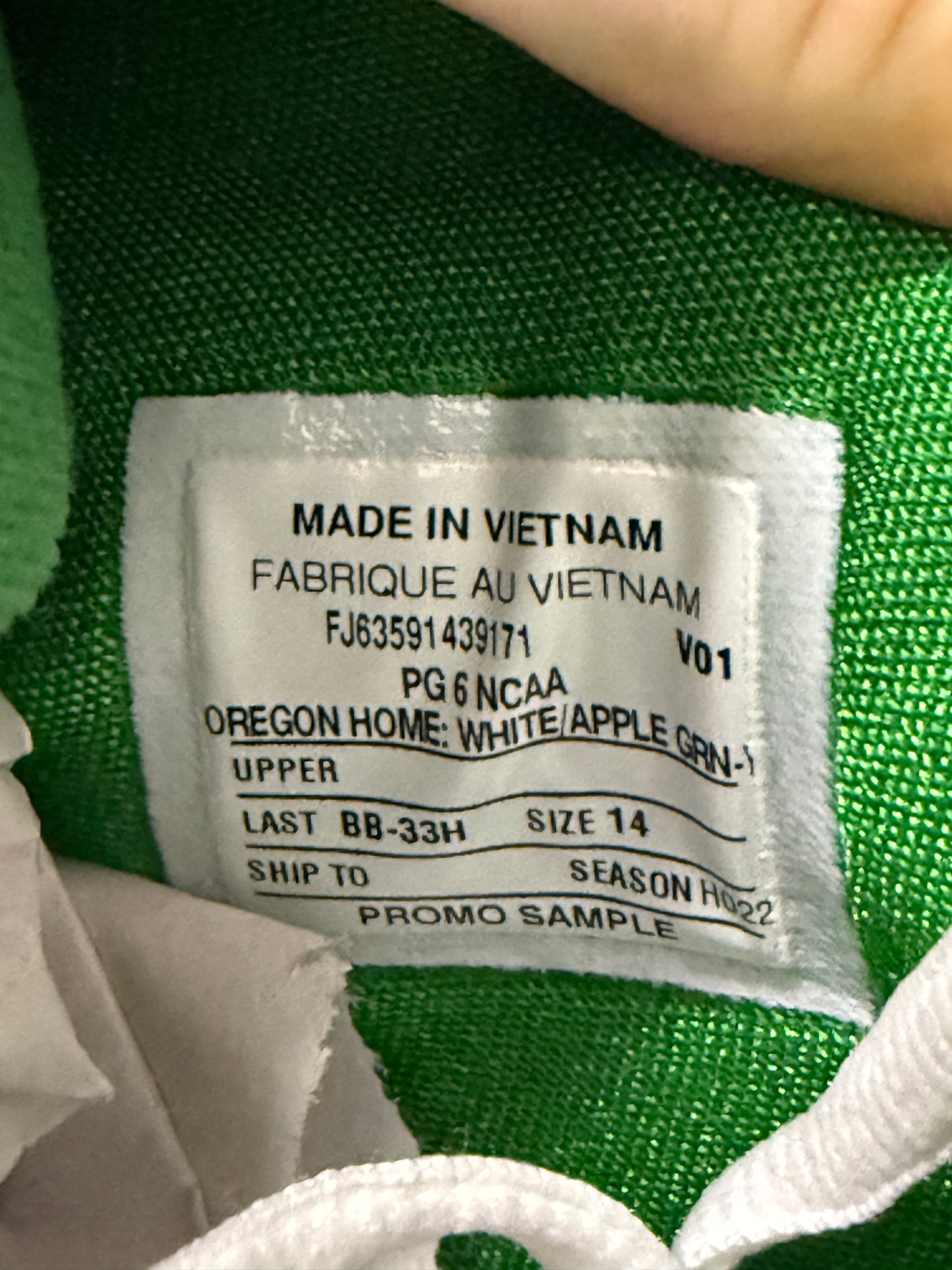 Pg Oregon PE (size 14)