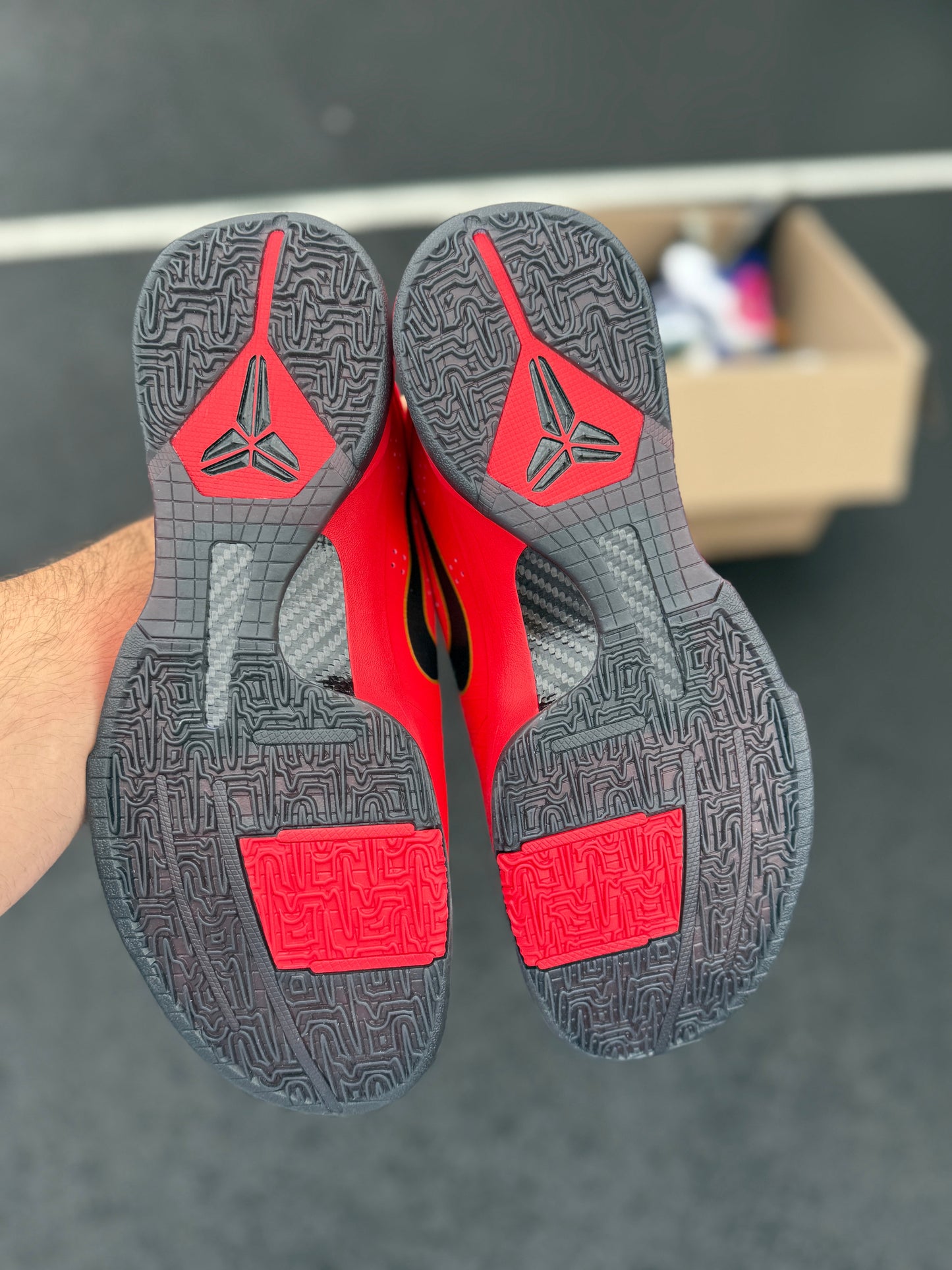 Red Mamba 5s (Size 13)