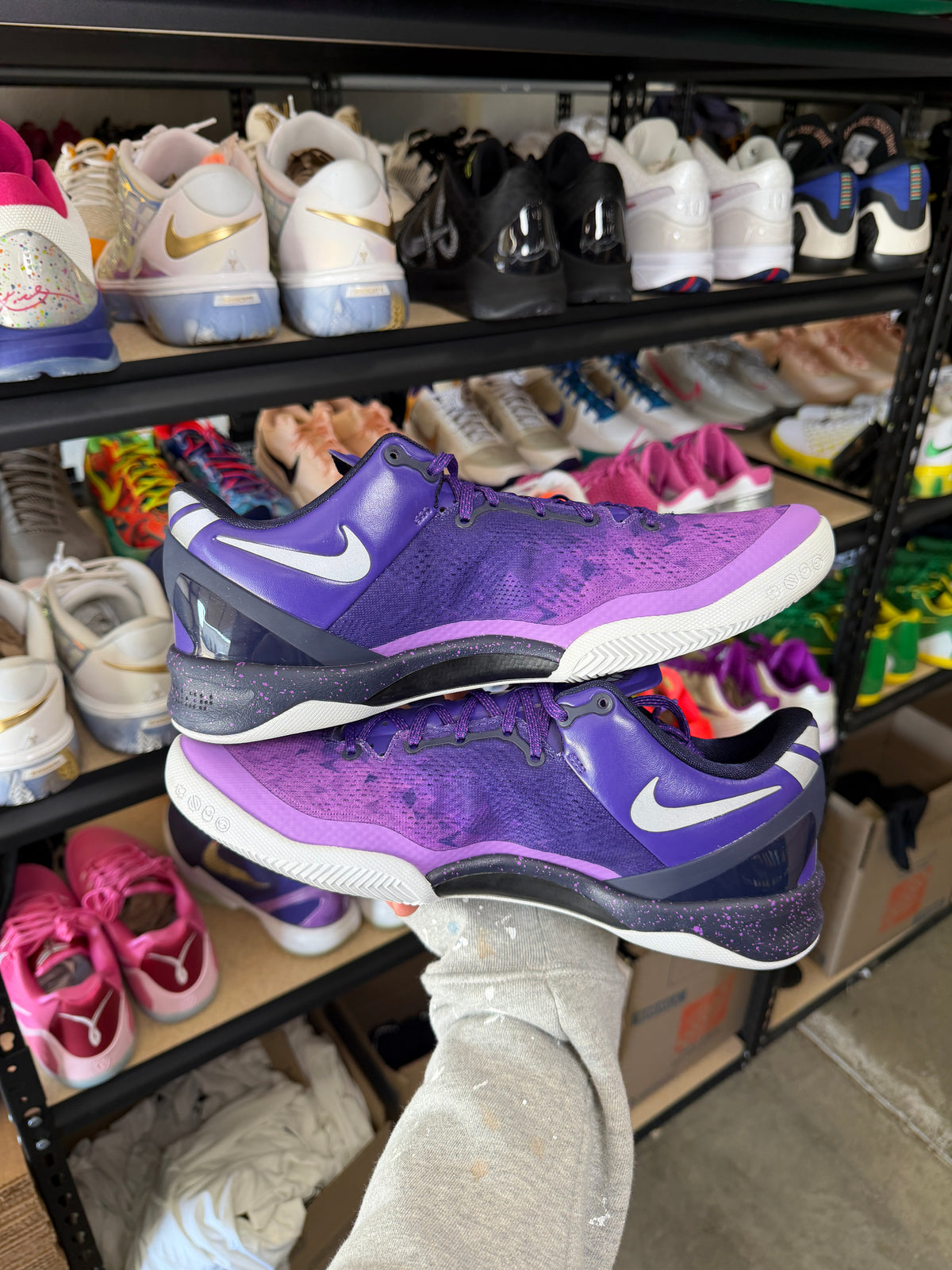 Kobe 8 Purple Platinum (10.5)