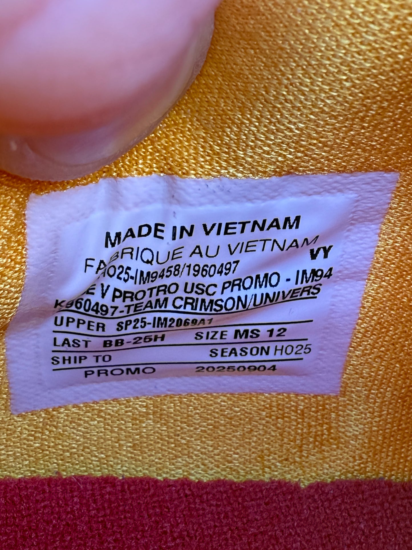 Kobe 5 USC PE (size 12)