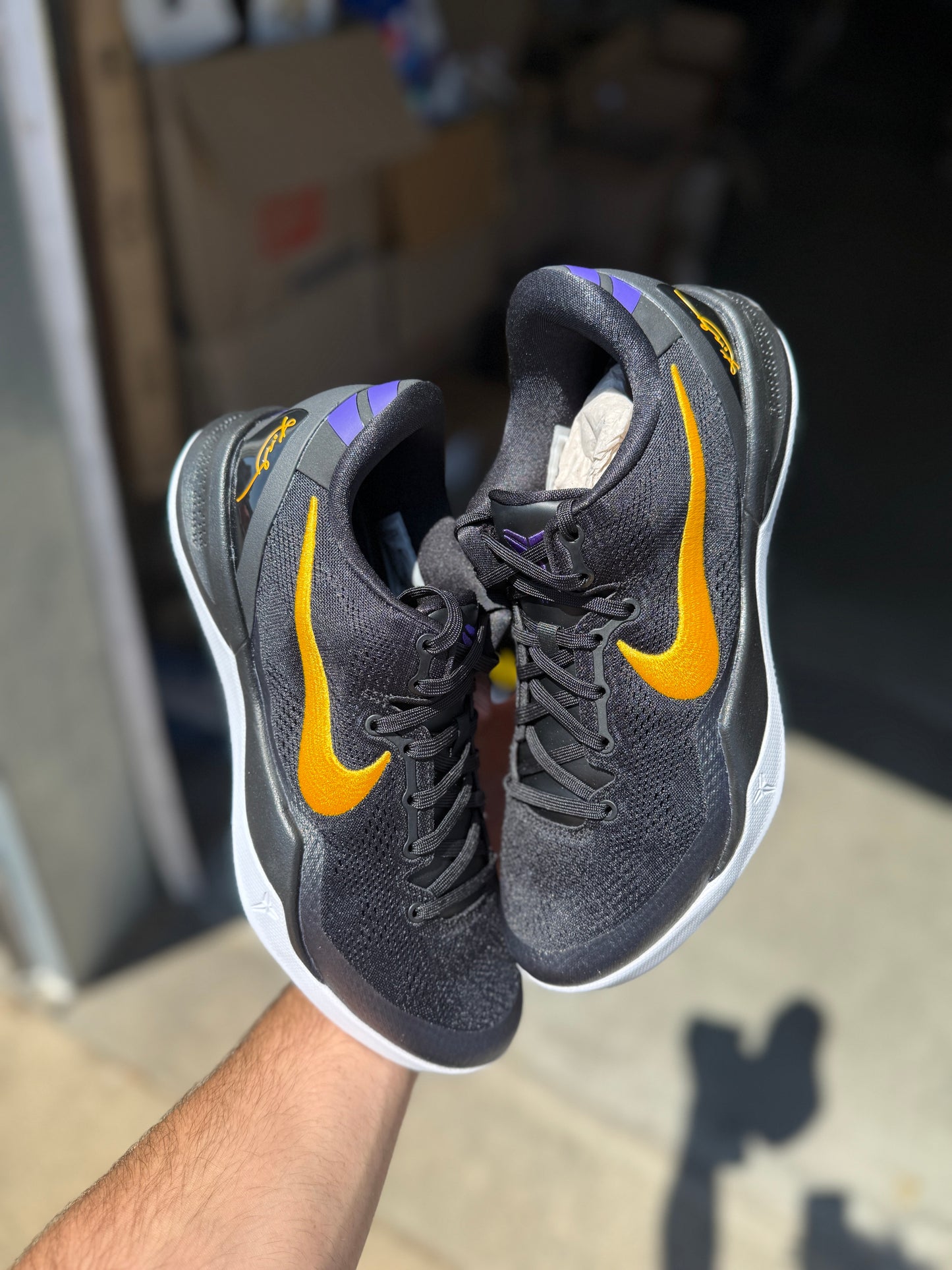 Laker 8s (size 9.5)
