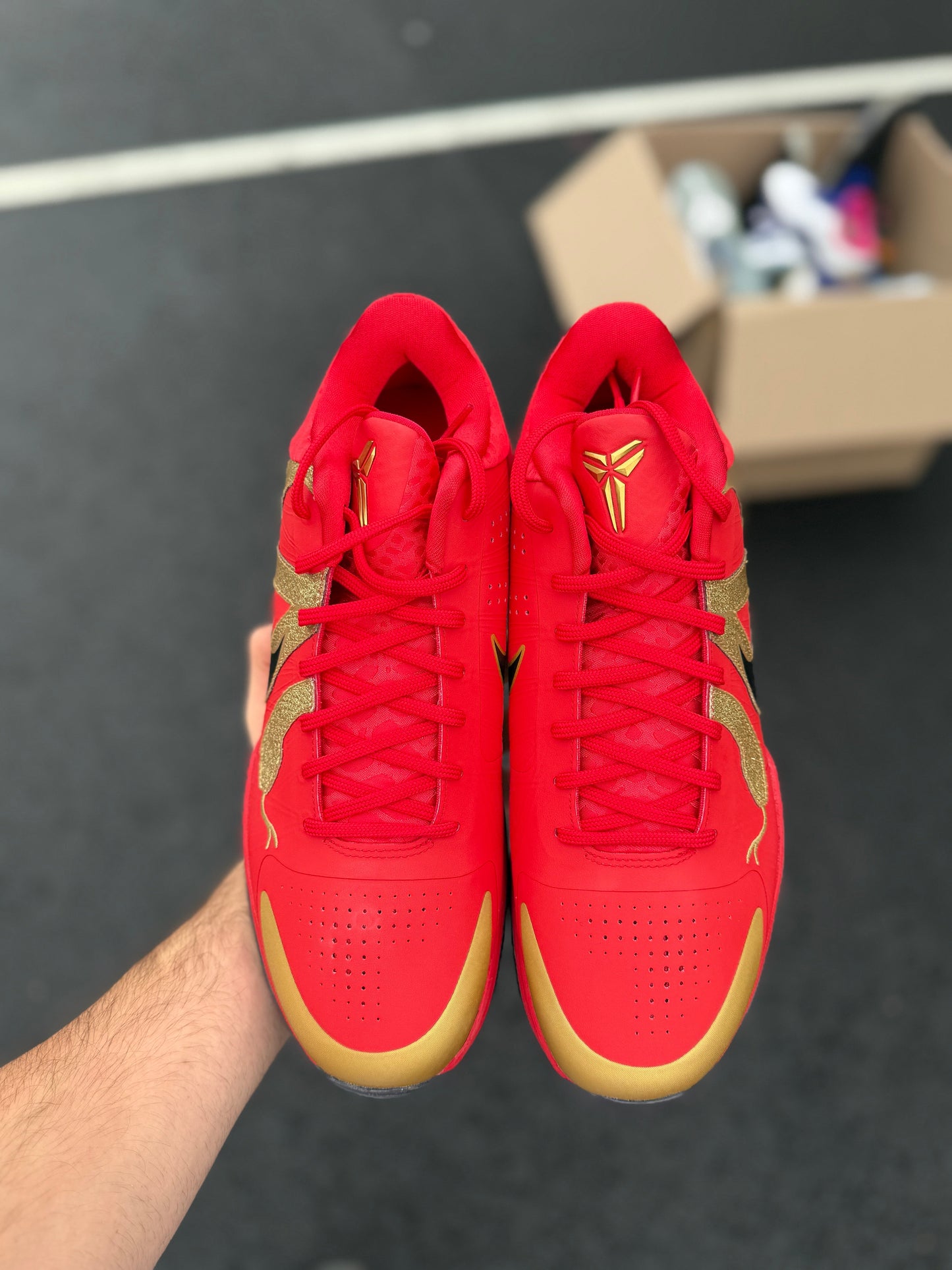 Red Mamba 5s (Size 13)