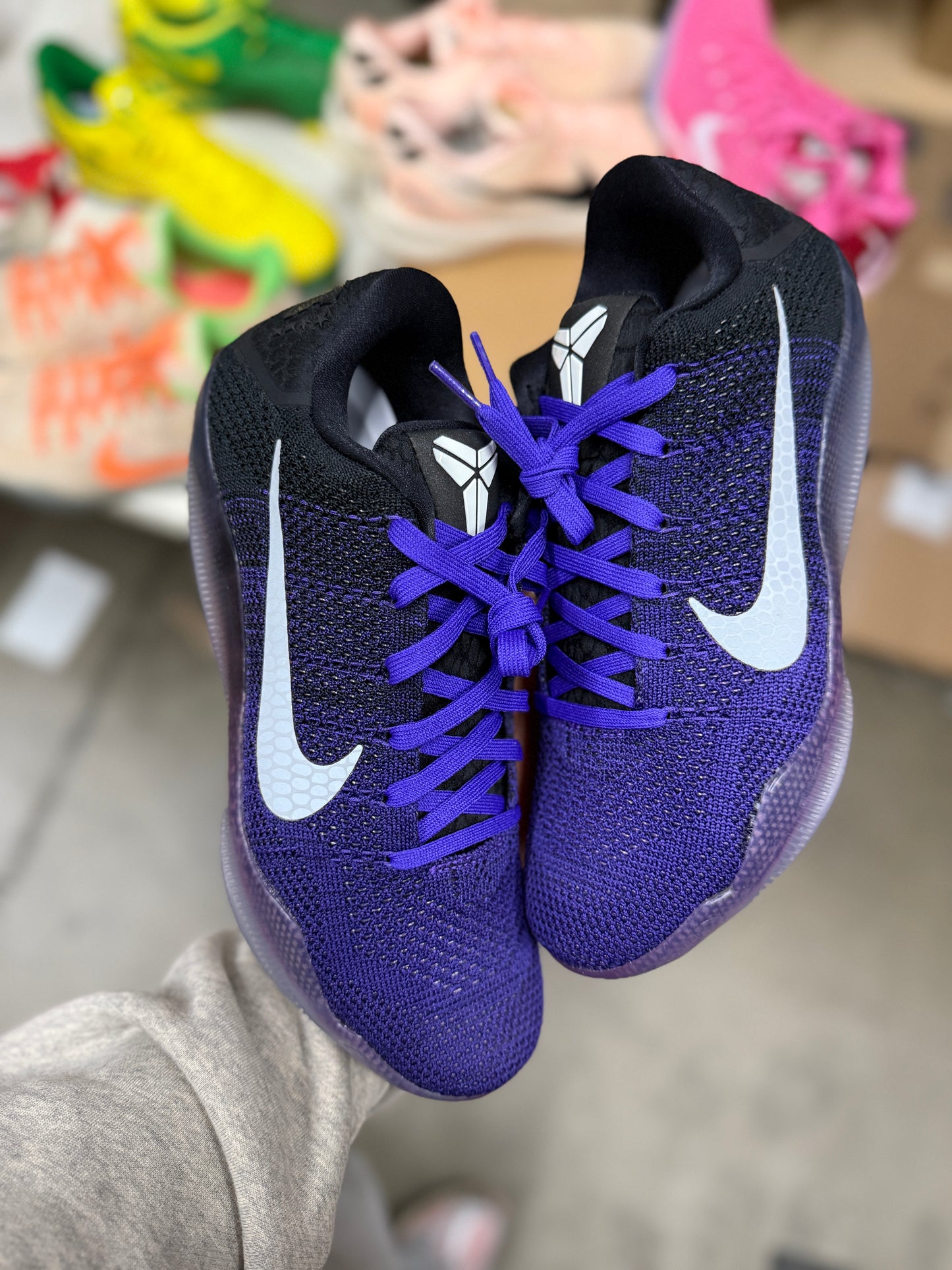 Kobe 11 Eulogy Hyper Grape (size 9.5)
