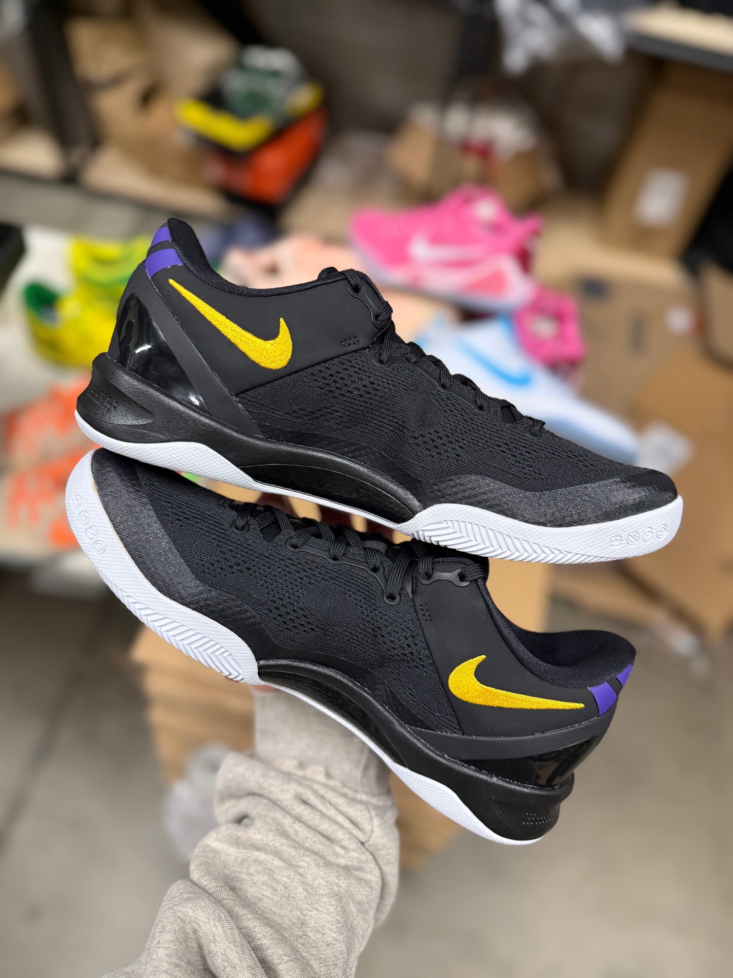 Kobe 8 Lakers Away (size 9.5)