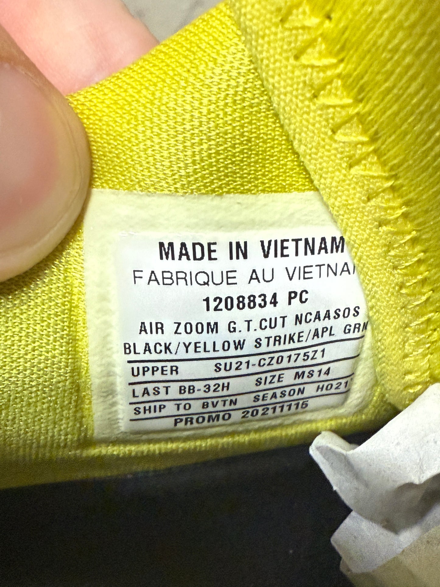 Gt cut Oregon PE (size 14)
