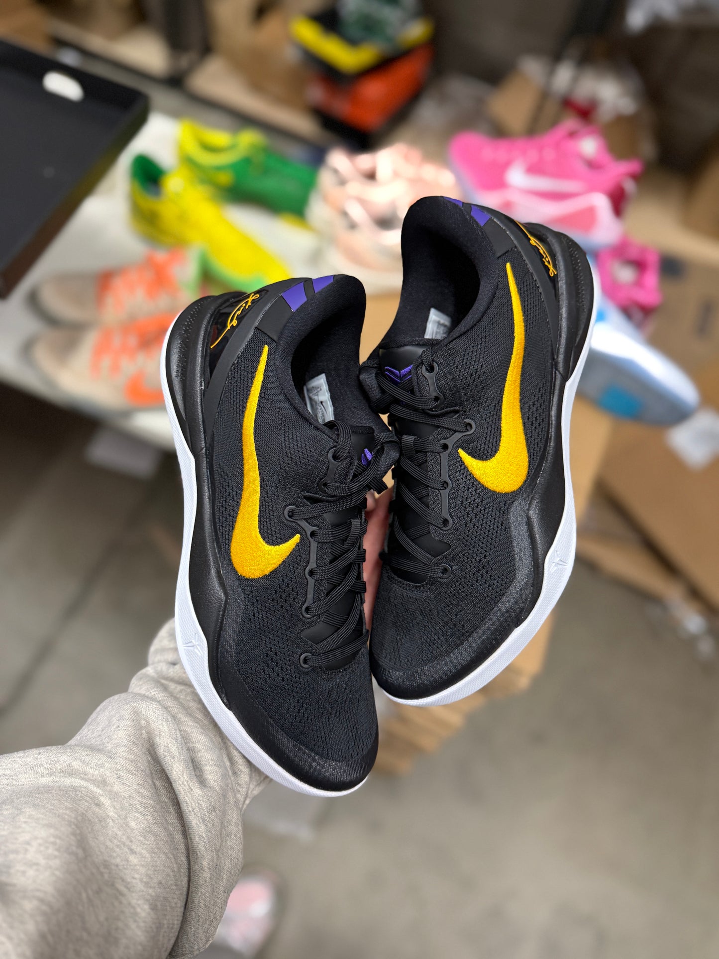 Kobe 8 Lakers Away (size 9.5)