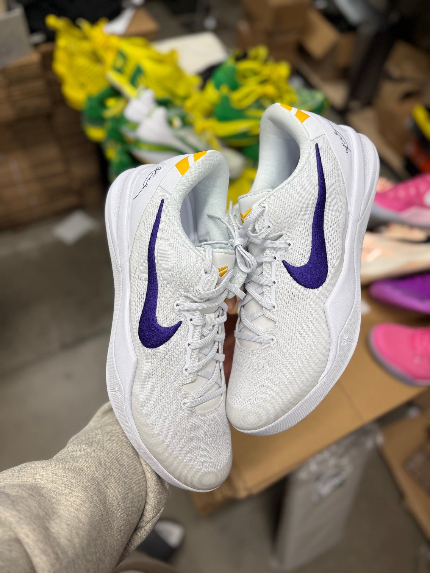Kobe 8 Lakers home (size 16)
