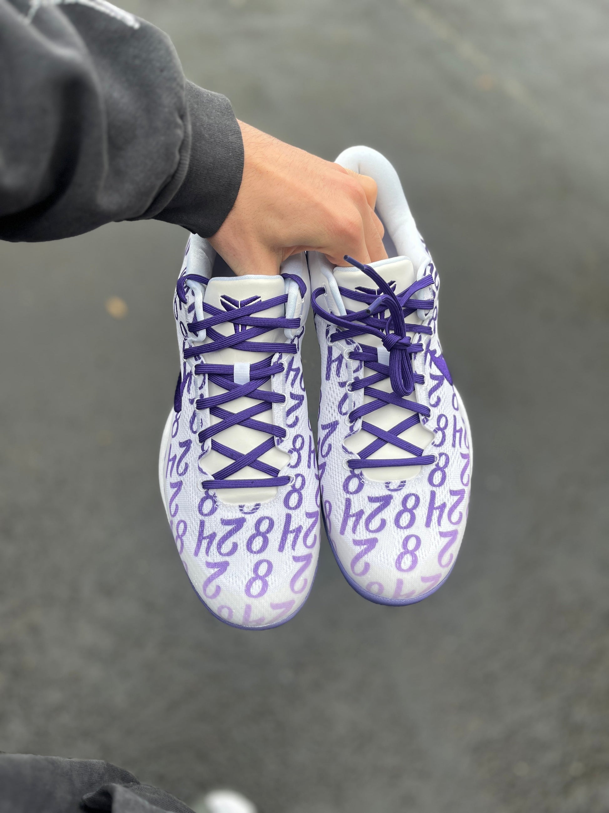 Court purple 8s (size 9 / 13.5)