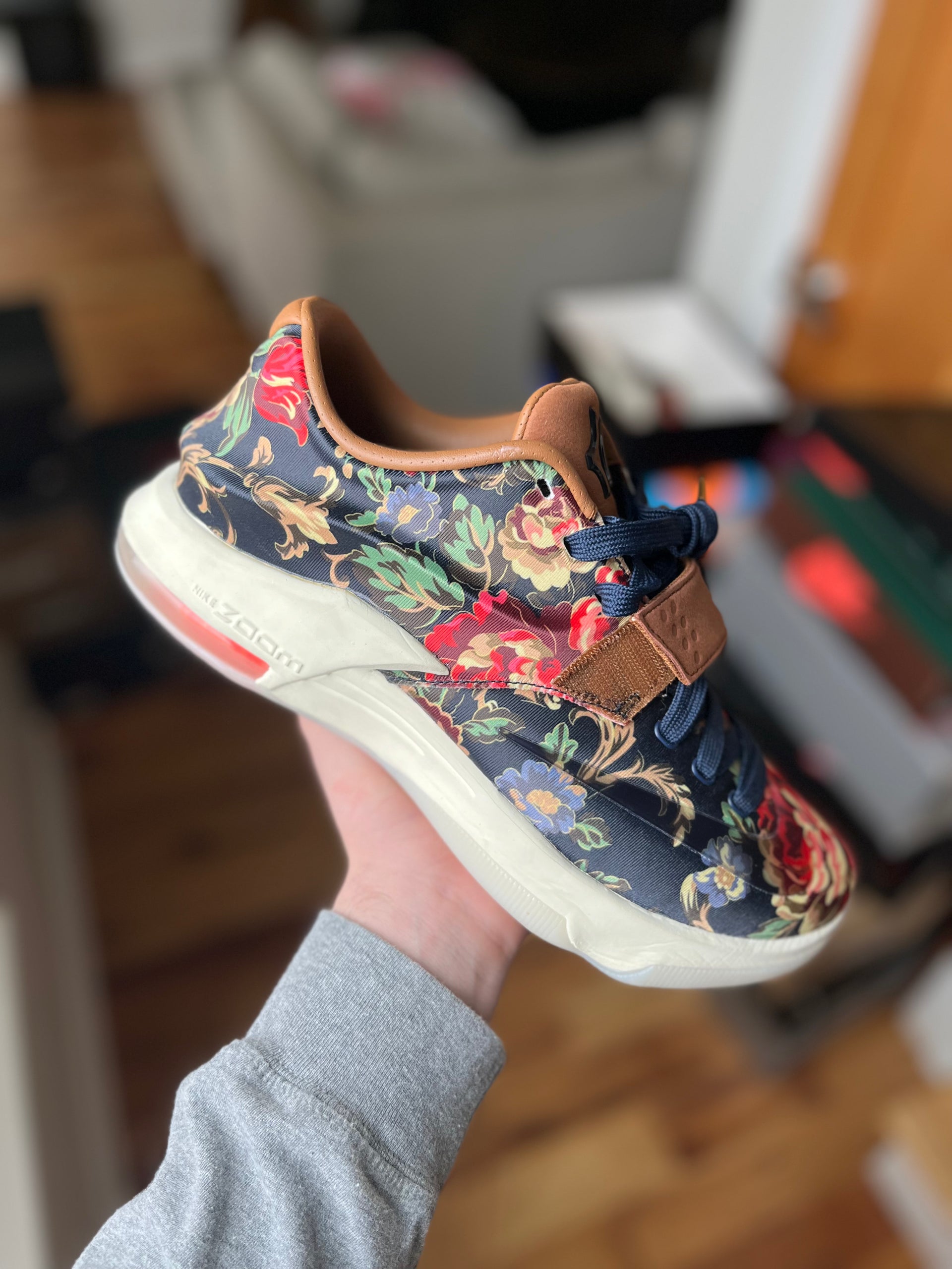 シューズ(男性用) NIKE KD VII EXT FLORAL QS KD7 Nike KD 7 EXT QS Floral for Sale | Authenticity Guaranteed