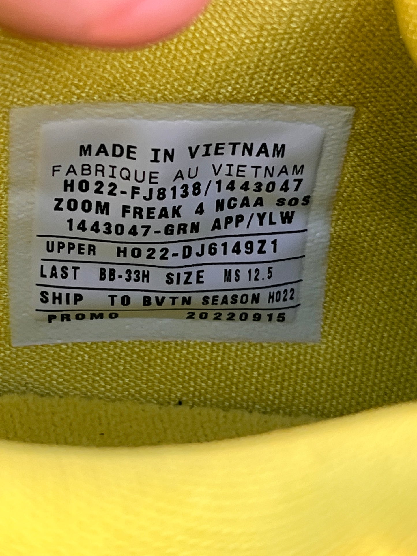 Freak 4 Oregon PE (size 12.5)