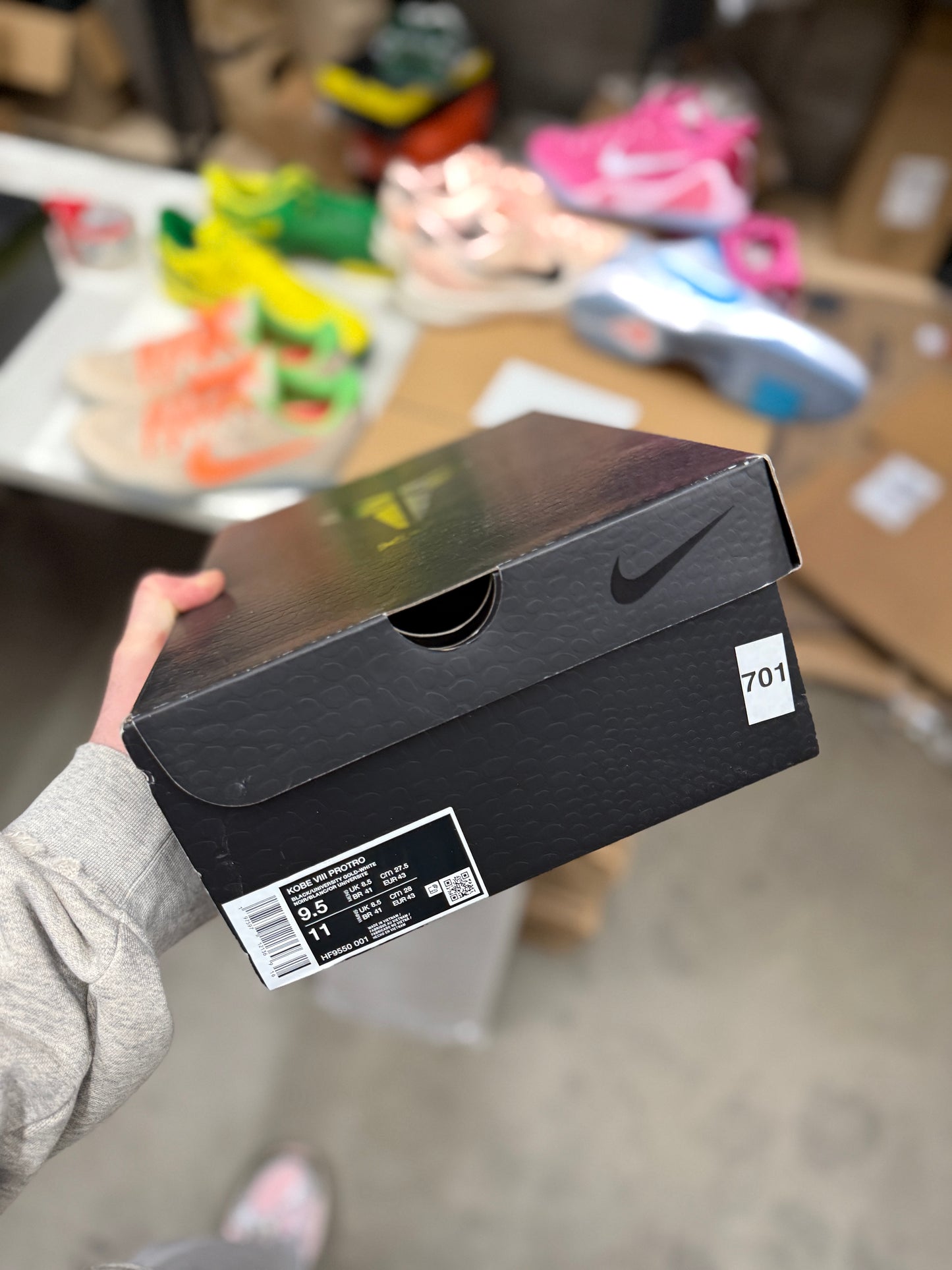 Kobe 8 Lakers Away (size 9.5)