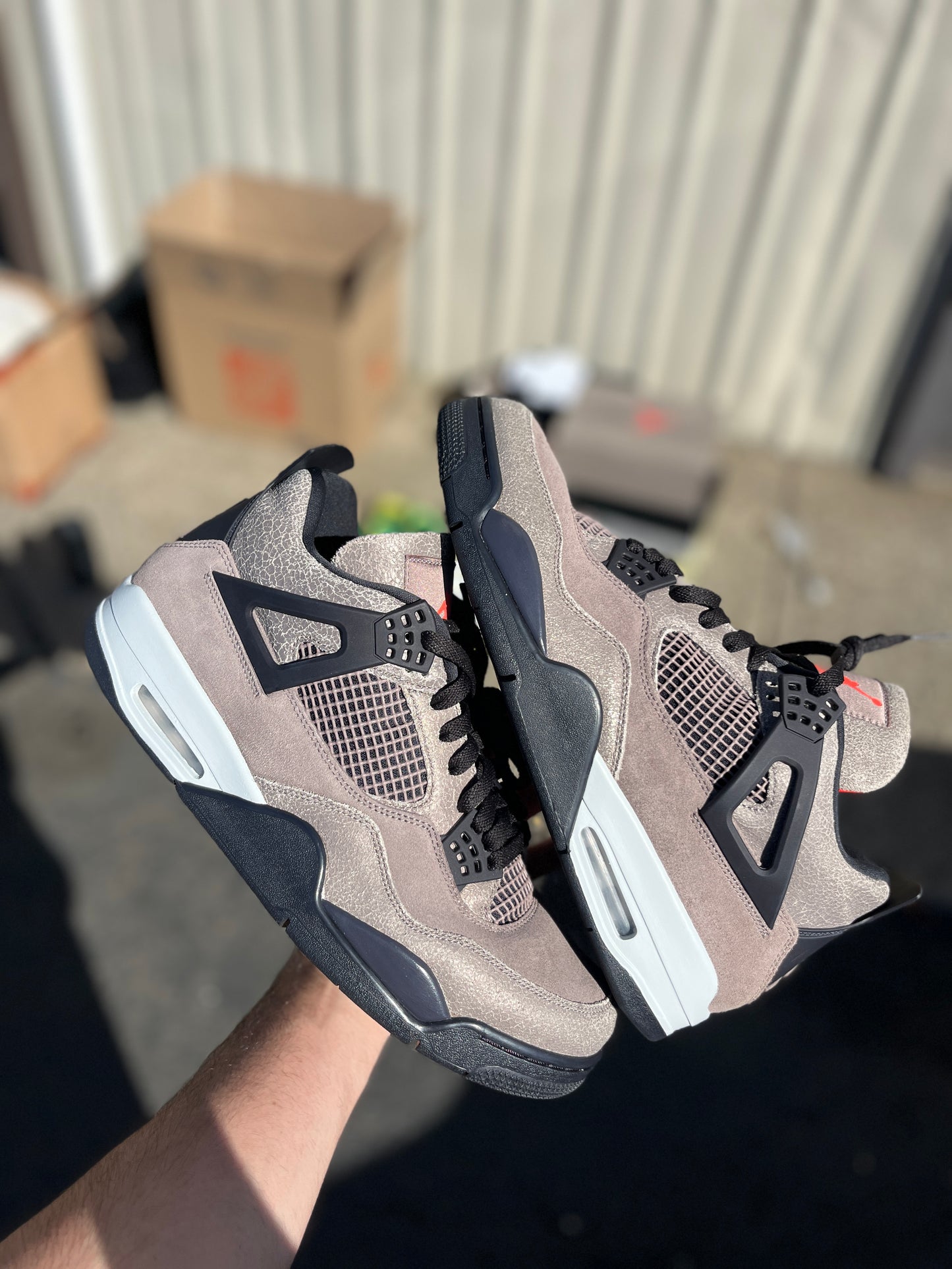 AJ4 ‘Taupe Haze’ (size 13)