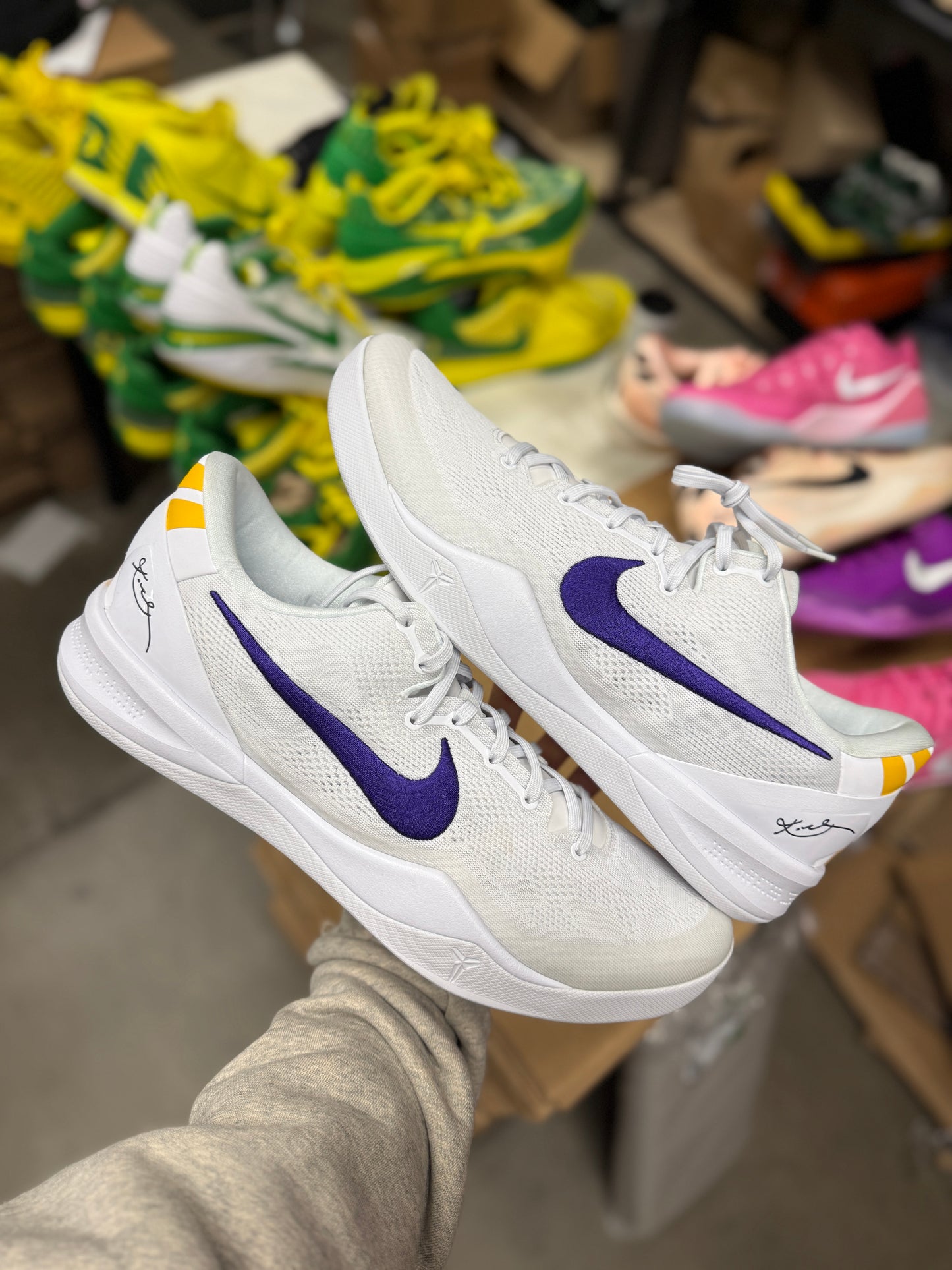Kobe 8 Lakers home (size 16)
