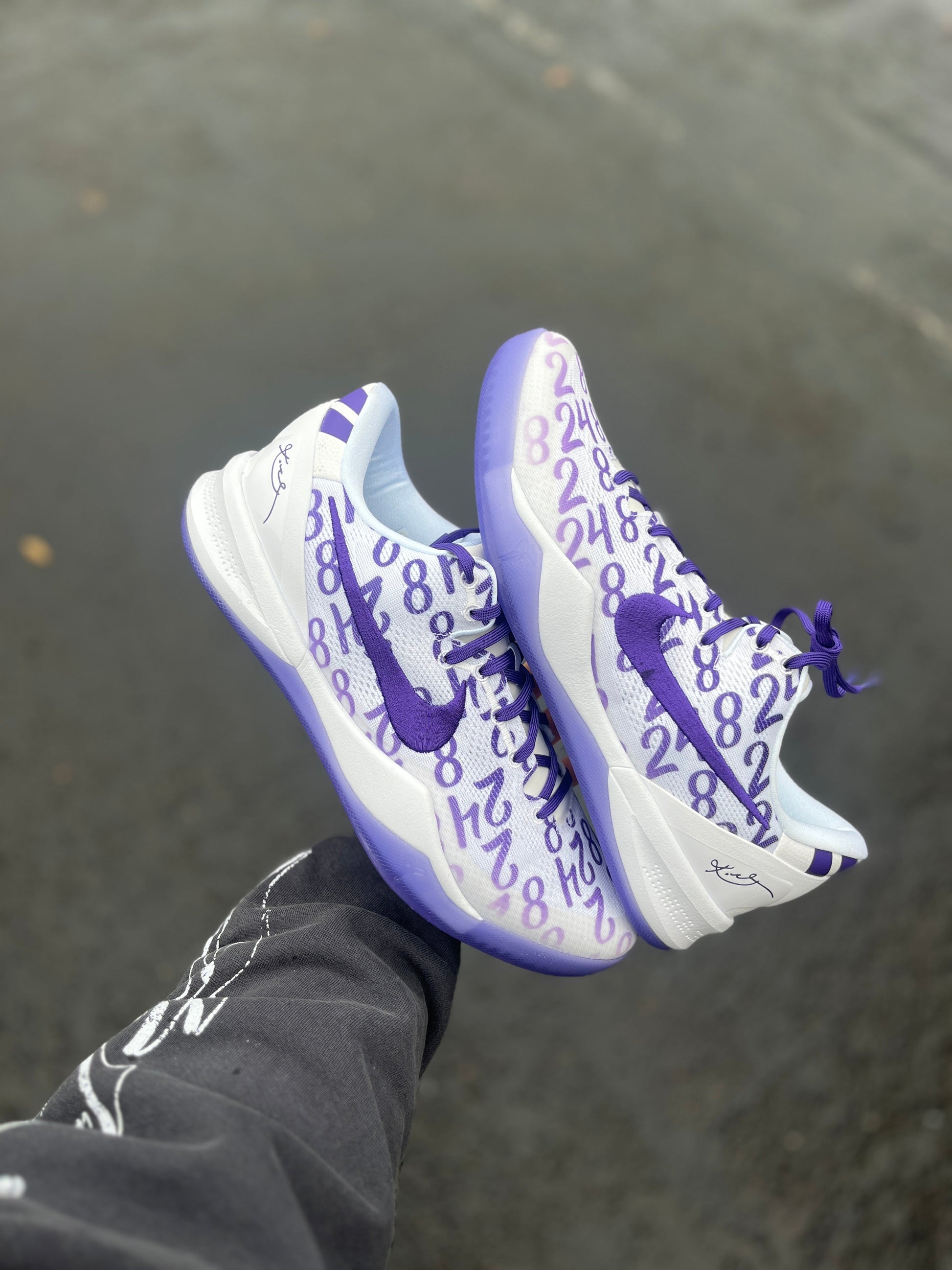 Court purple 8s (size 9 / 13.5)