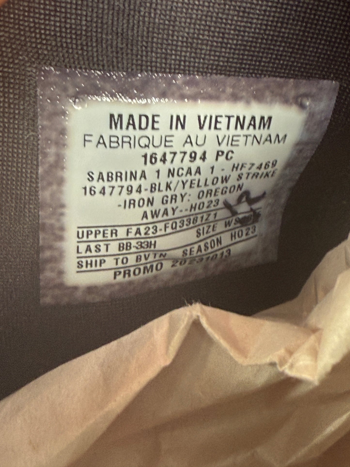 Sabrina 1 Oregon PE (size 12)