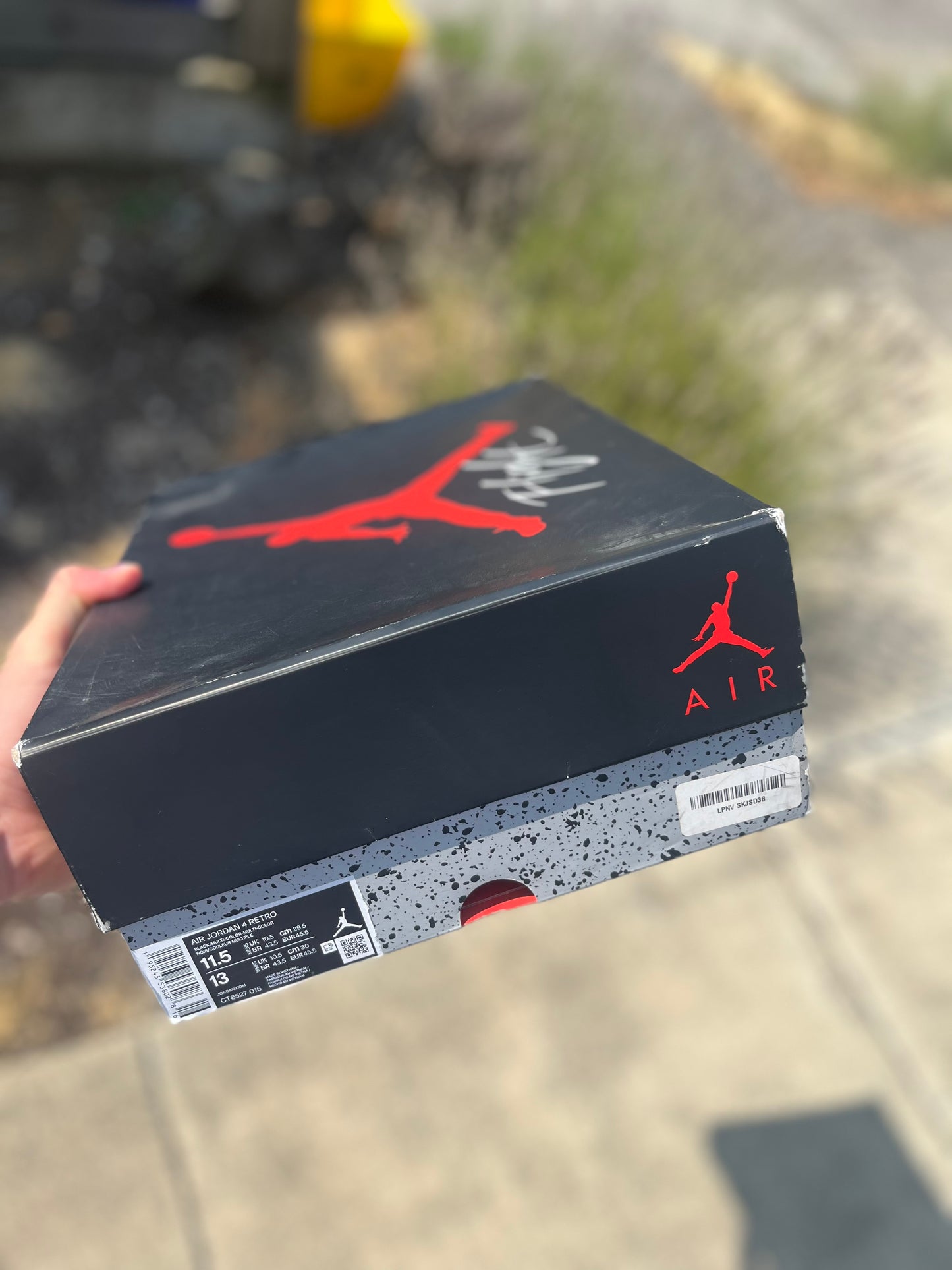 AJ4 ‘Red Thunder’ (size 11.5)