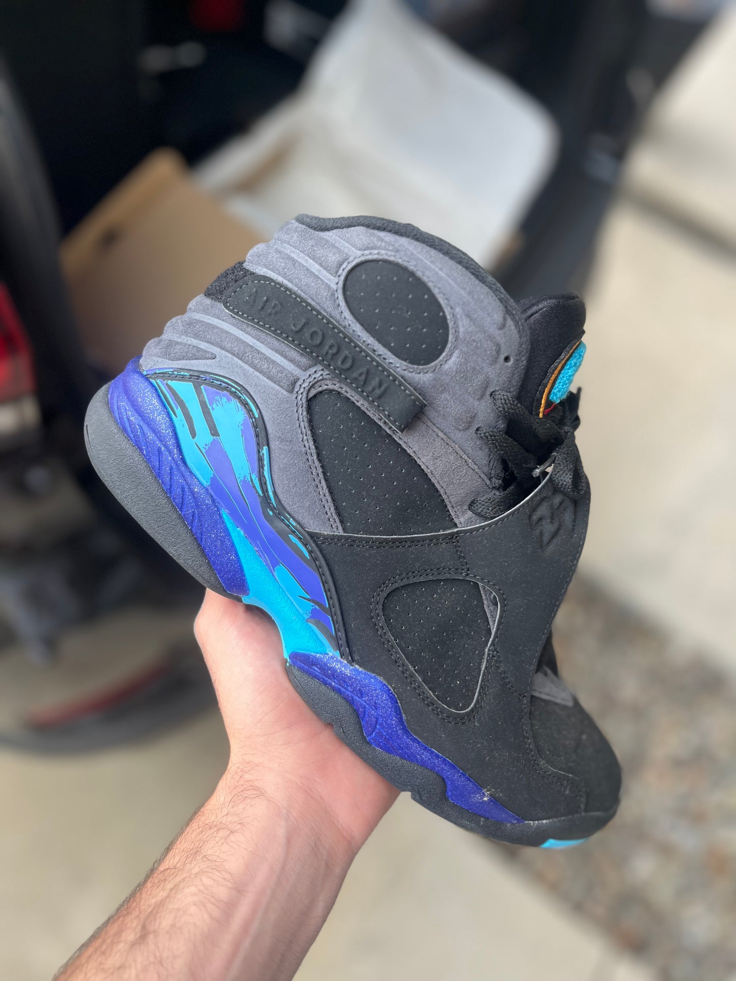 Aqua 8s (size 10)