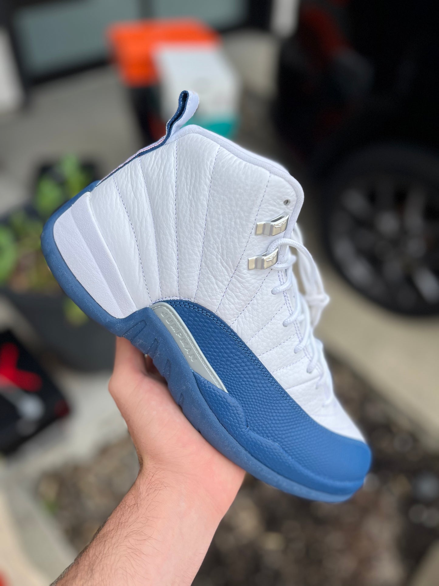 AJ12 ‘French Blue’ (size 10.5)