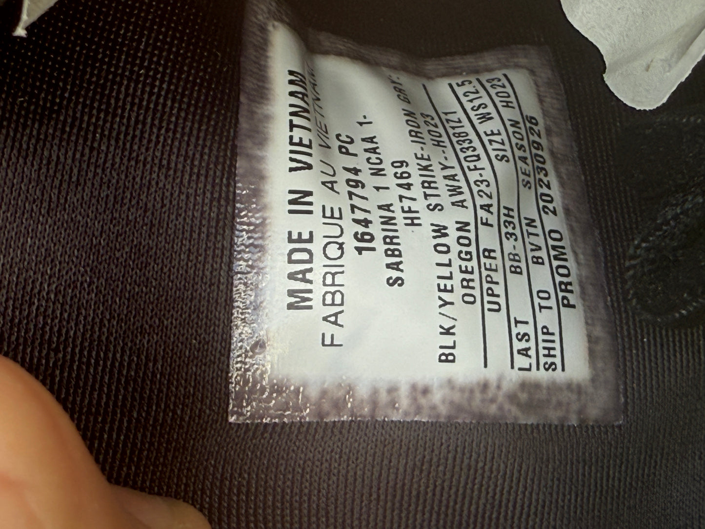 Sabrina 1 Oregon PE (size 11)