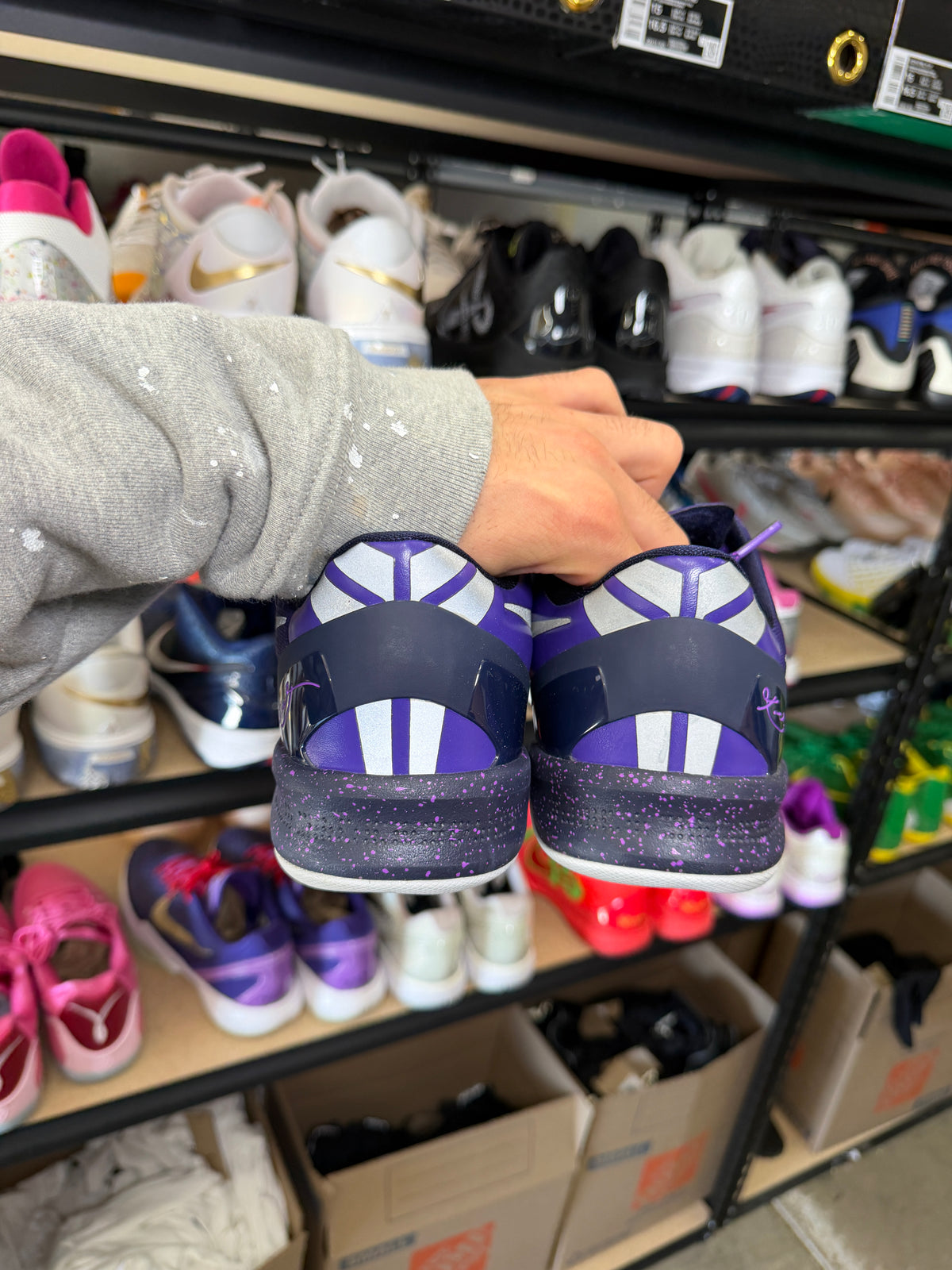 Kobe 8 Purple Platinum (10.5)