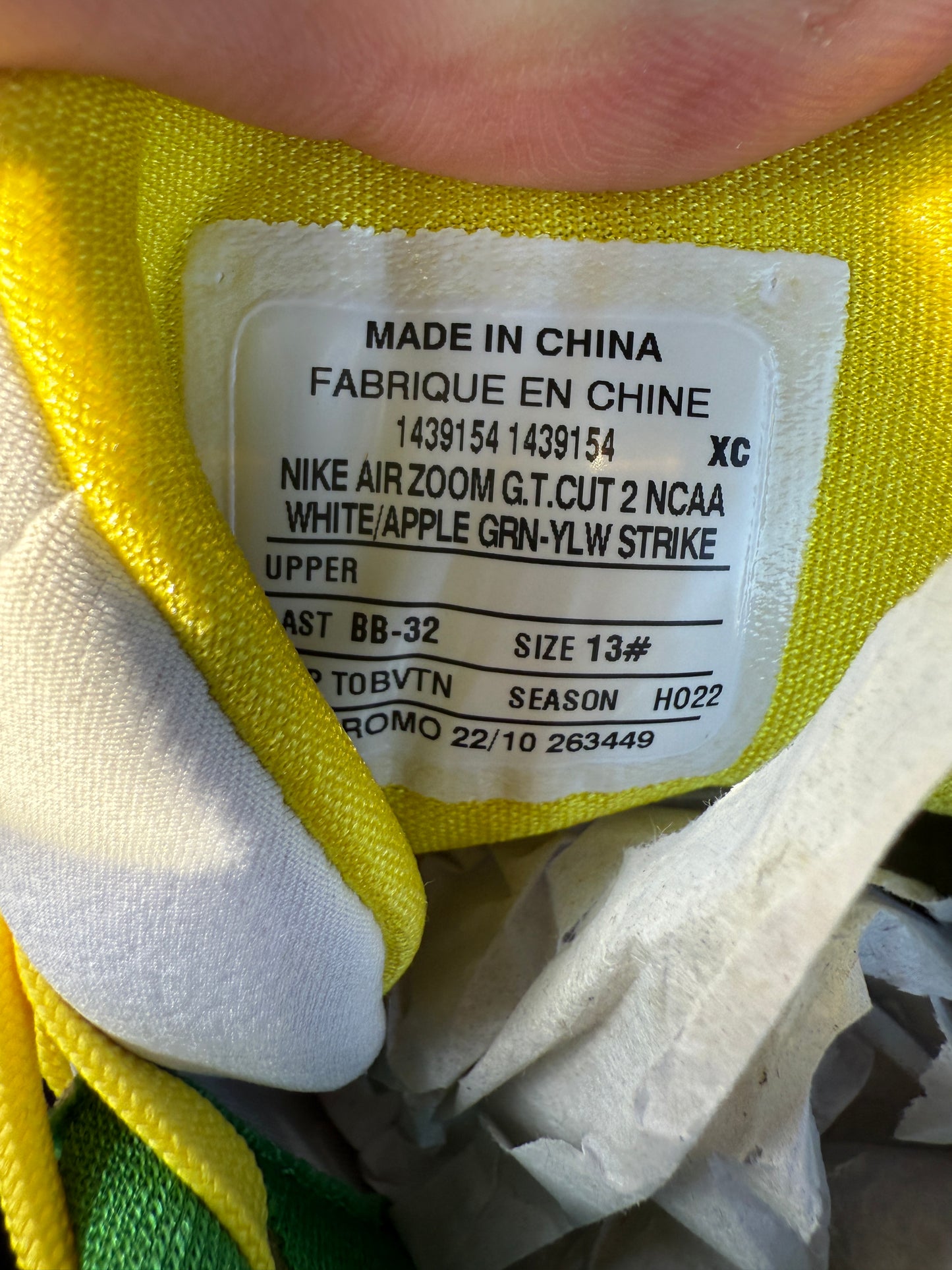 Gt Cut 2 Oregon PE (size 13)