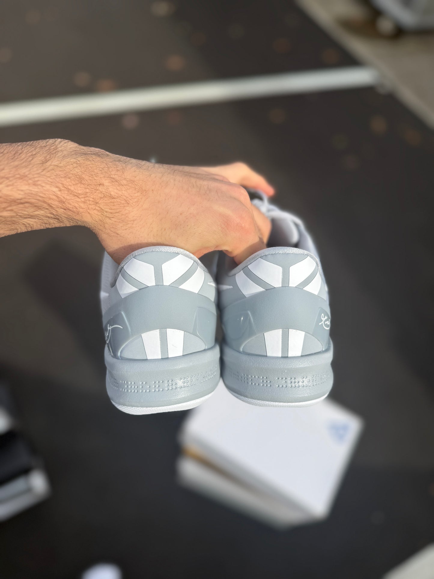 Wolf Grey 8s (size 12)