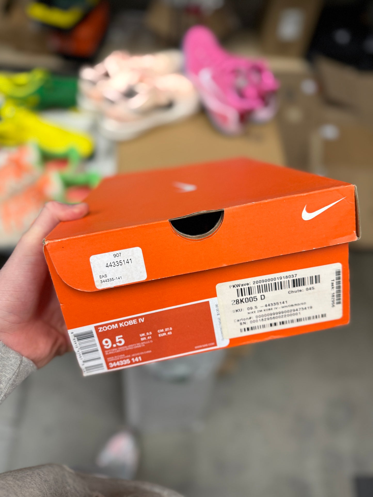 Kobe 4 OG Gold Medal (size 9.5)