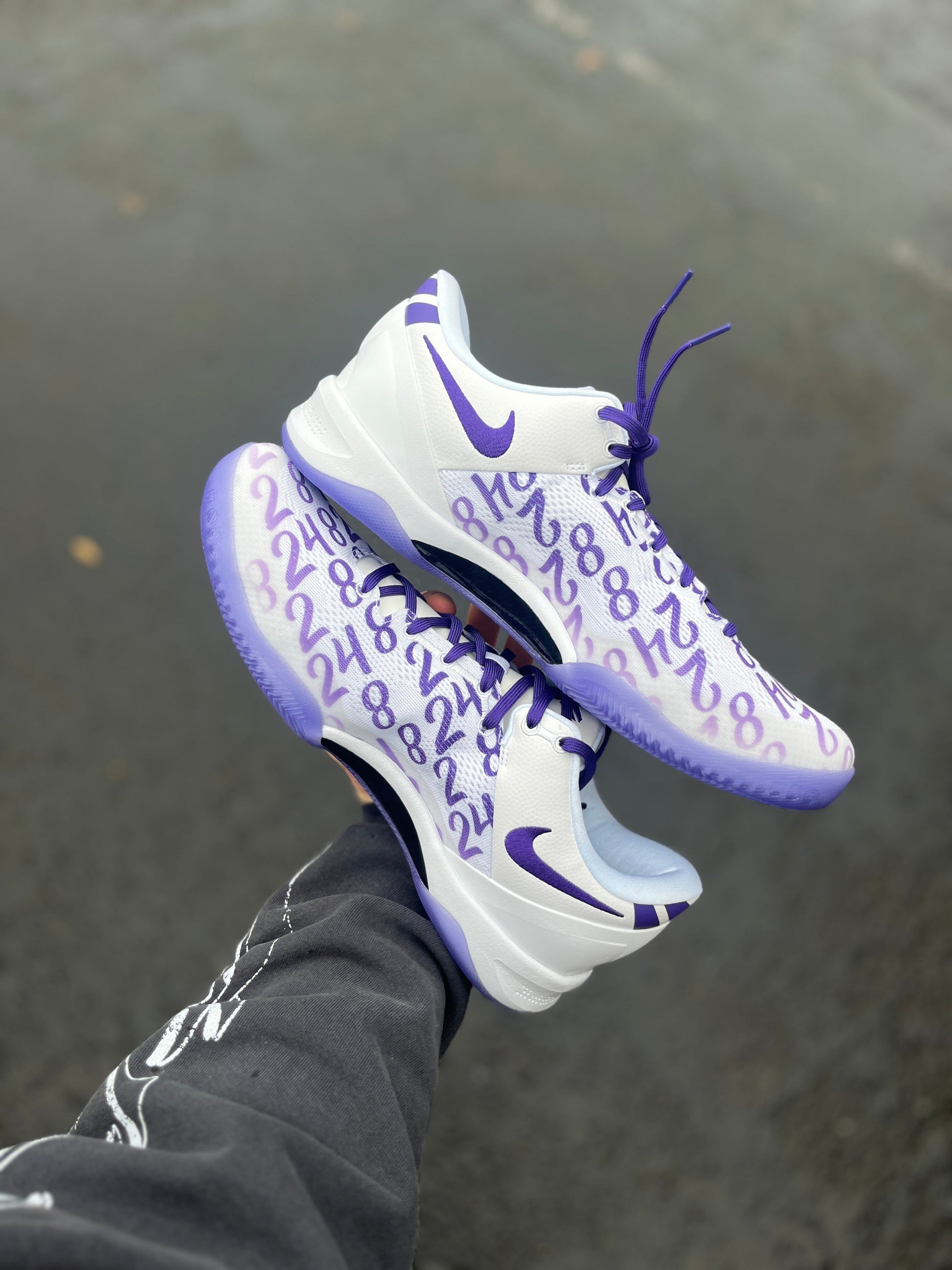 Court purple 8s (size 9 / 13.5)